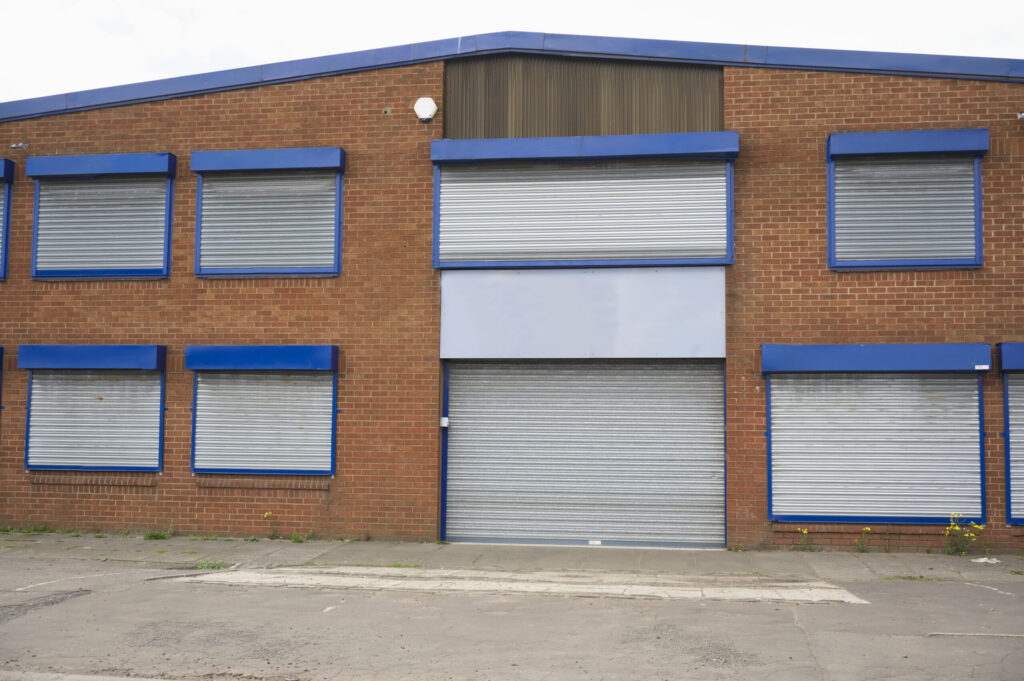 Commercial Building With Gutters